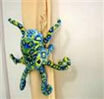 Leopard octopus curtain hangings