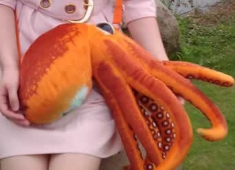 red octopus