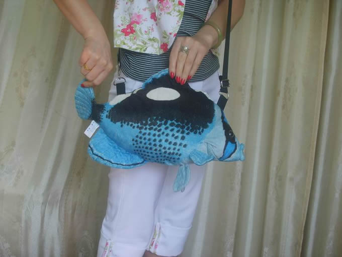 butterfly fish oblique backpack