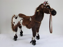 Horse on wheels